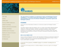 Tablet Screenshot of aamas-conference.org